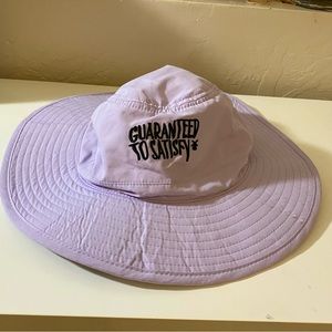 Lavender Purple “Guaranteed to Satisfy” Dutch Bros Sun Hat